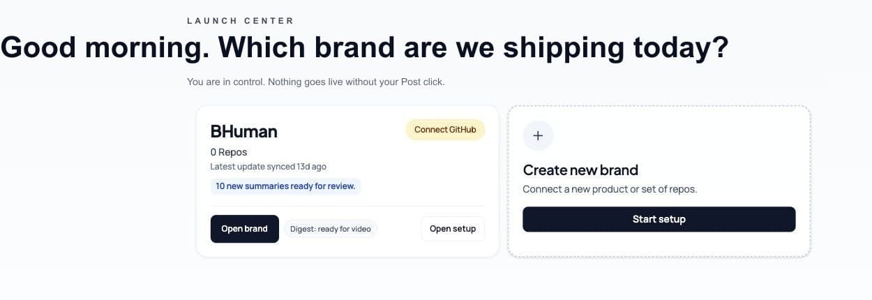 Speakeasy Product Updates launch center
