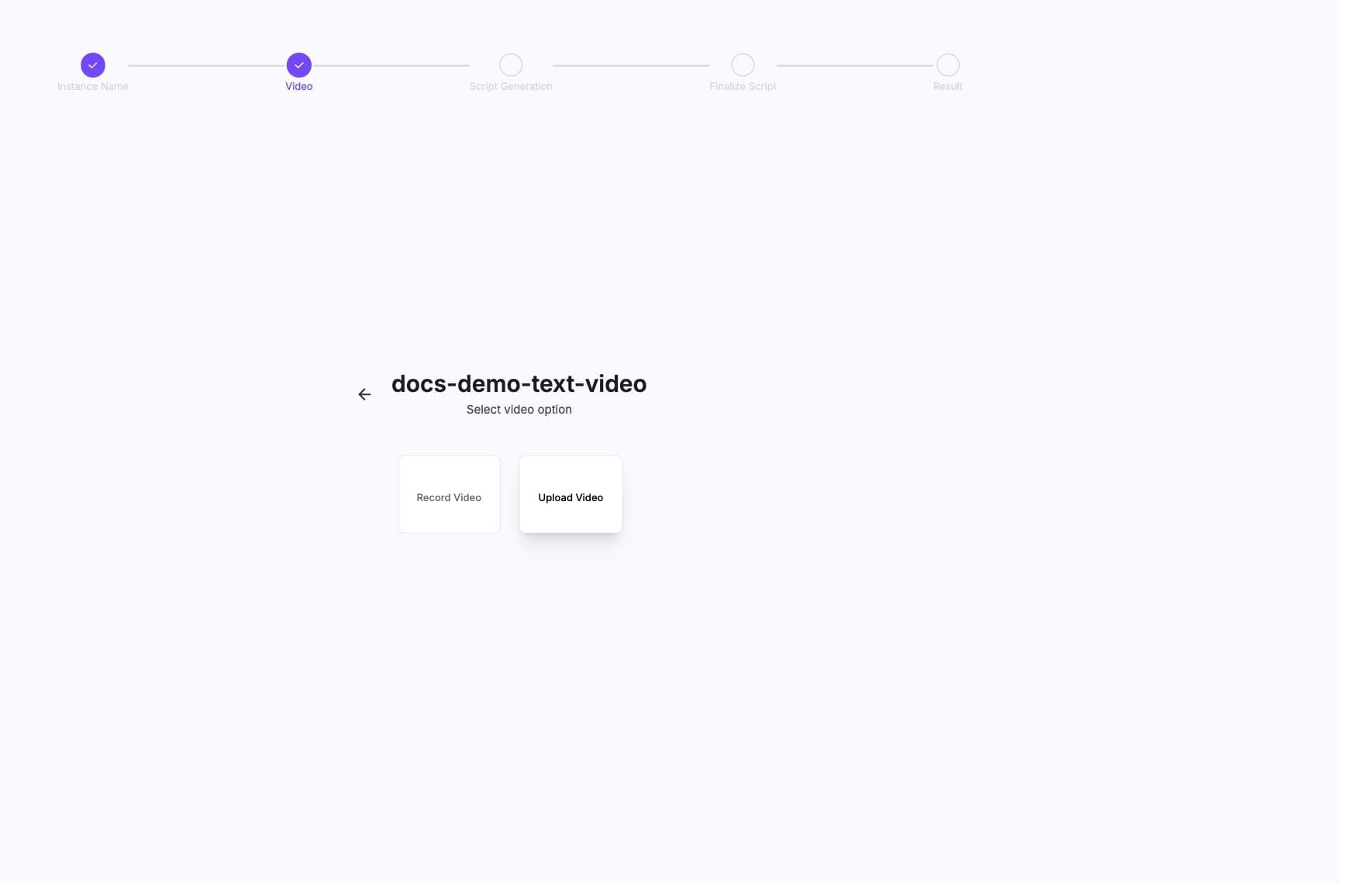 AI Studio generated script setup flow